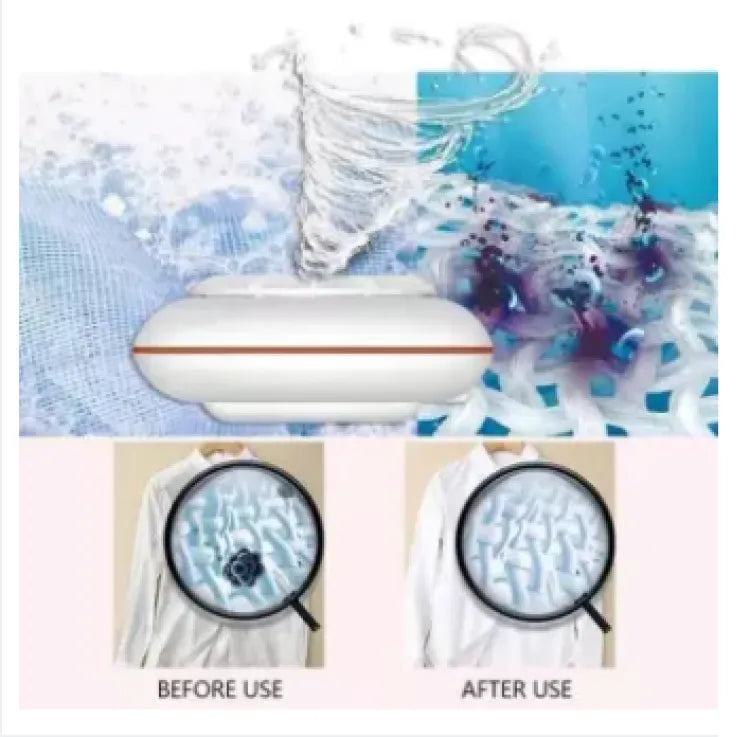 Ultrasonic Portable Washing Machine