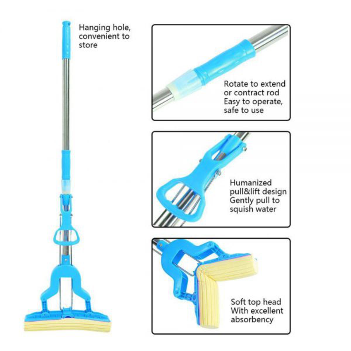 Sponge Mop for Floor Cleaning