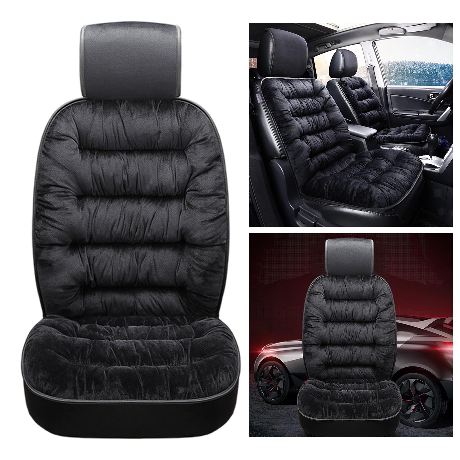 Universal Front Seats Car Seat Cushion Velvet Fabric size 21x43 inches