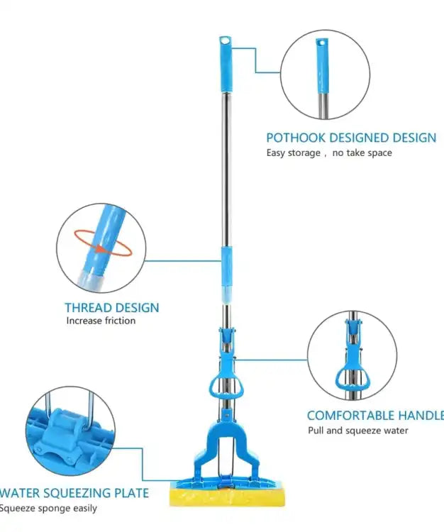 Sponge Mop for Floor Cleaning