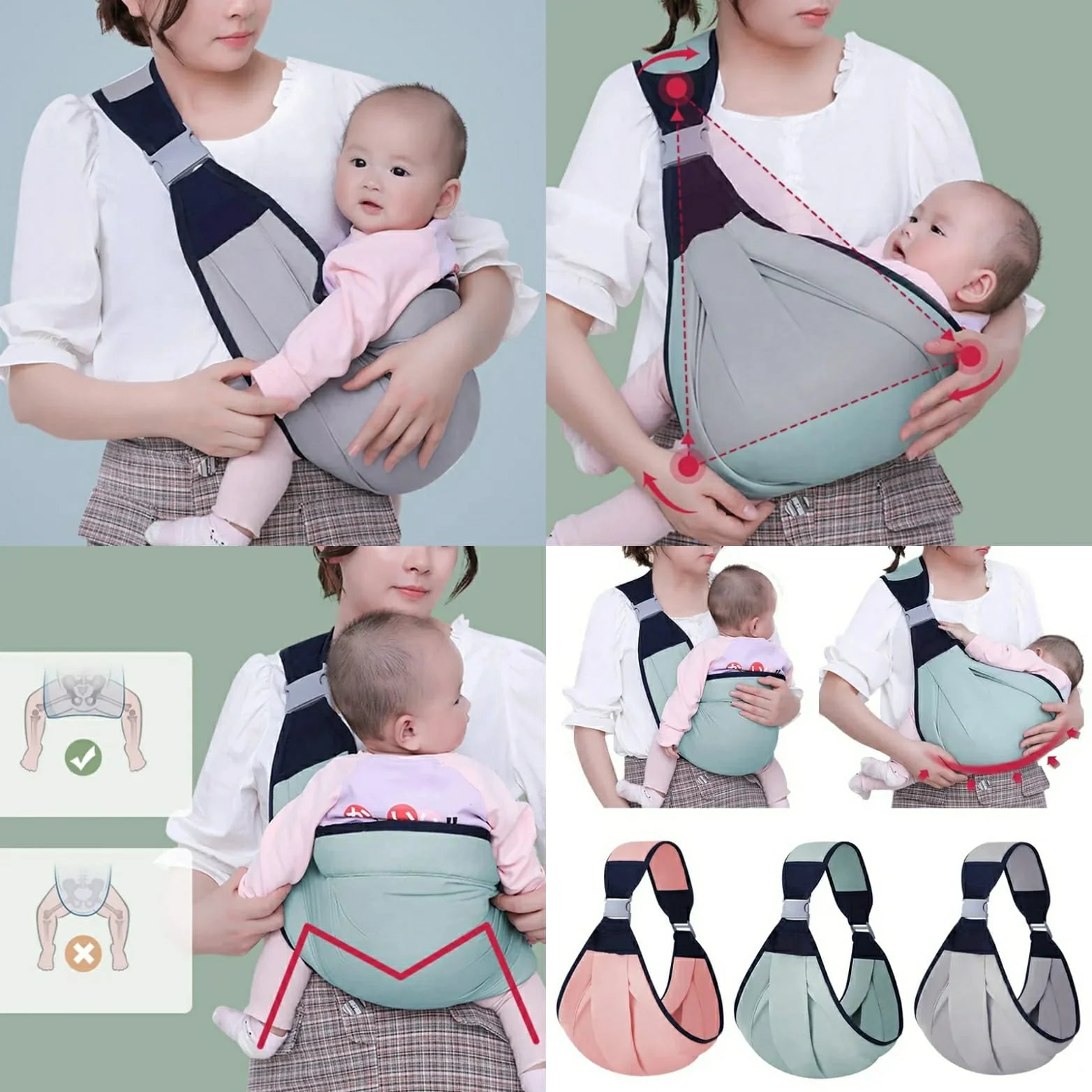 Backpack Shoulder Strap for baby feeding