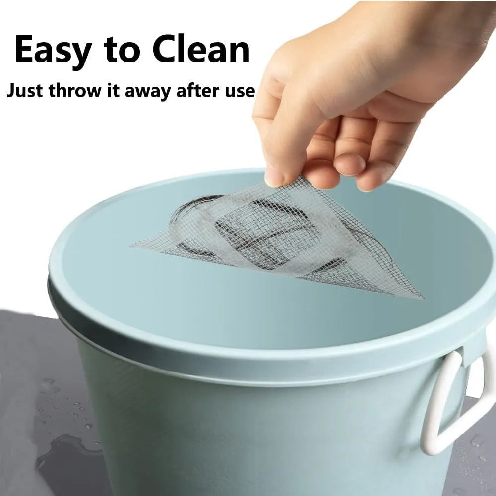 Pack of 10 Anti-Insect Multi-Purpose Drain Filters for Kitchen & Bathroom