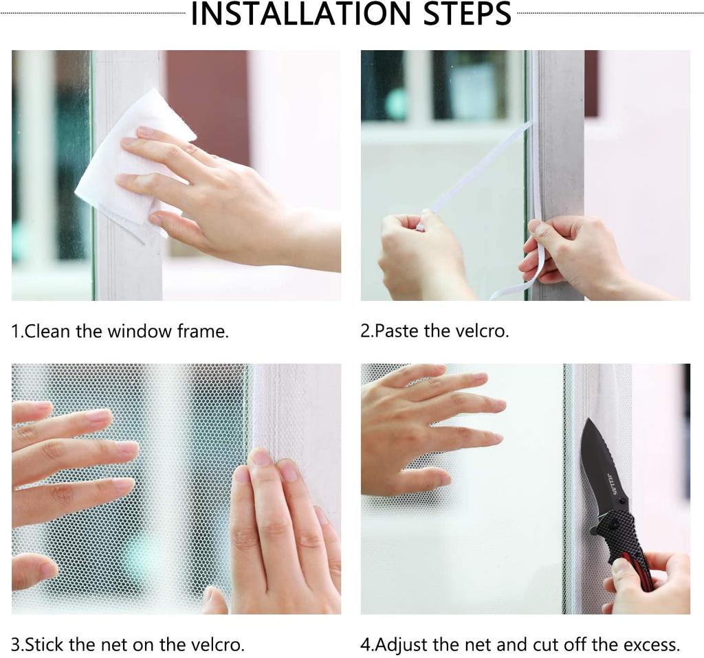 Strong Self Adhesive Window Net Screen Repair Patch Tape For Covering Up Holes Tears Anti Insect Mosquito Mesh