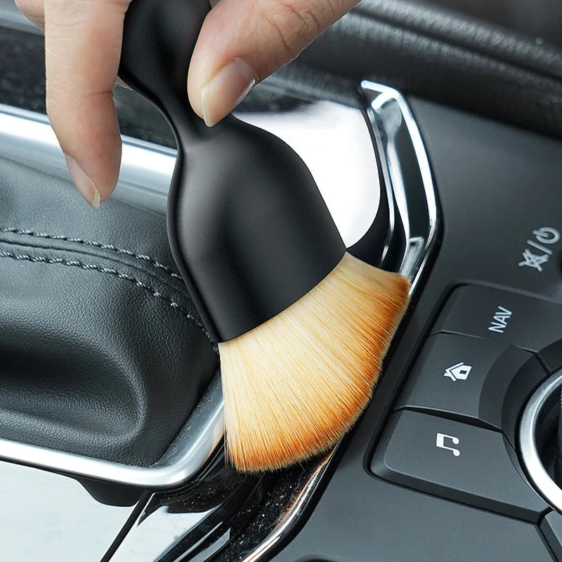 Car Interior Dust Sweeping Soft Brush - (IMPORTED)