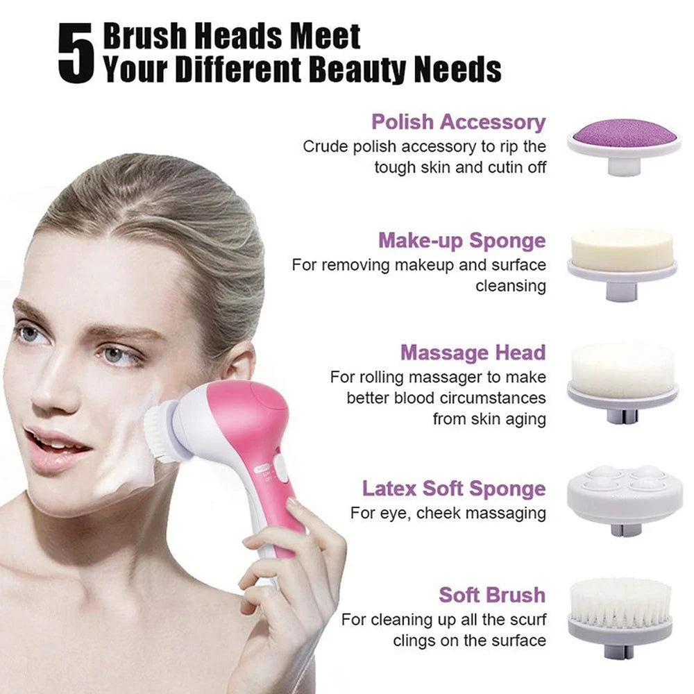 5-in-1 Face Facial Massager Machine