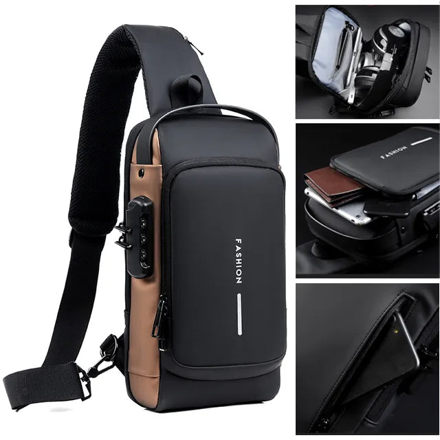 Anti-theft Crossbody Shoulder Backpack