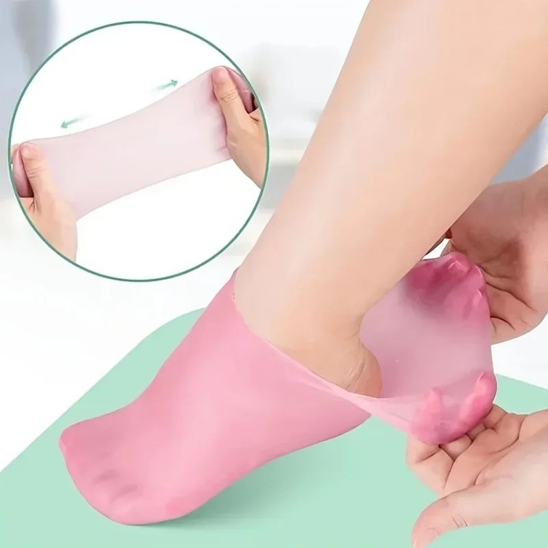 Anti Slip Silicone Moisturizing Socks