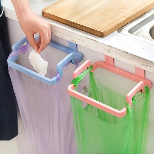 (Pack of 3) Reusable Plastic Bag Holder Rack