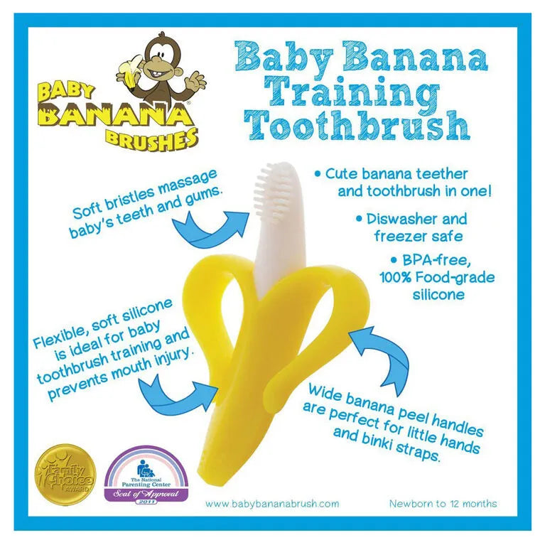 Soft Banana Silicone Baby Teether