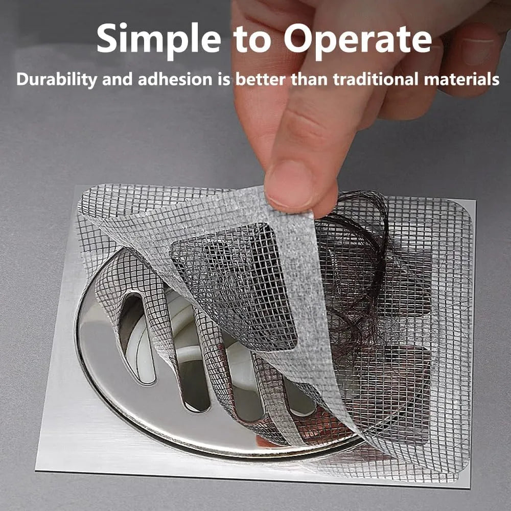 Pack of 10 Anti-Insect Multi-Purpose Drain Filters for Kitchen & Bathroom