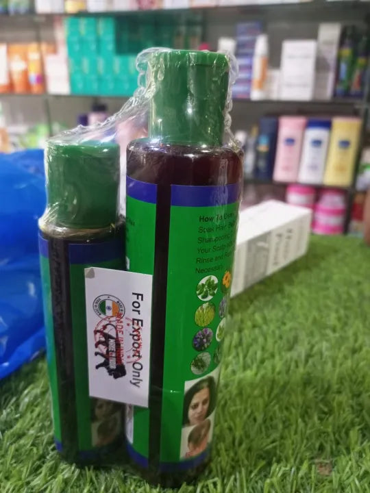 Vishwambhari Adivasi Shampoo & Hair Oil Bundle