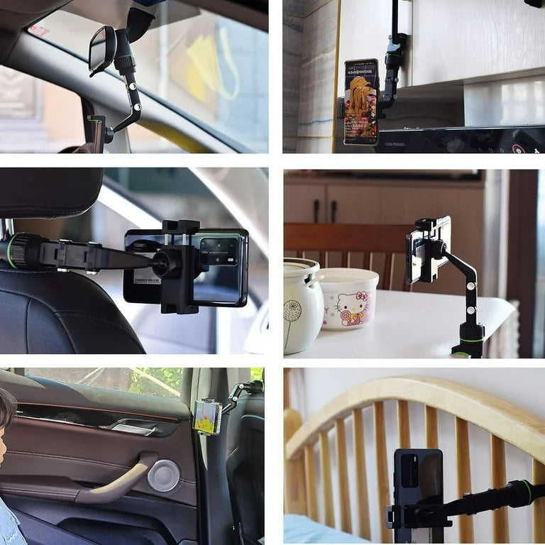 Multifunctional Rearview Mirror Car Mobile Holder