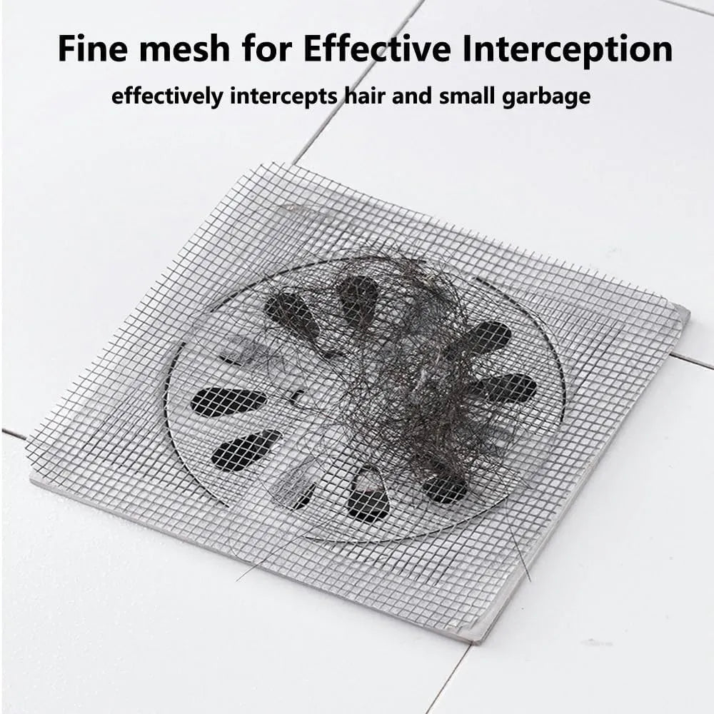 Pack of 10 Anti-Insect Multi-Purpose Drain Filters for Kitchen & Bathroom