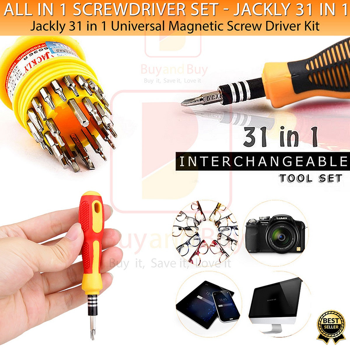31 in 1 Precision Handle Screw driver
