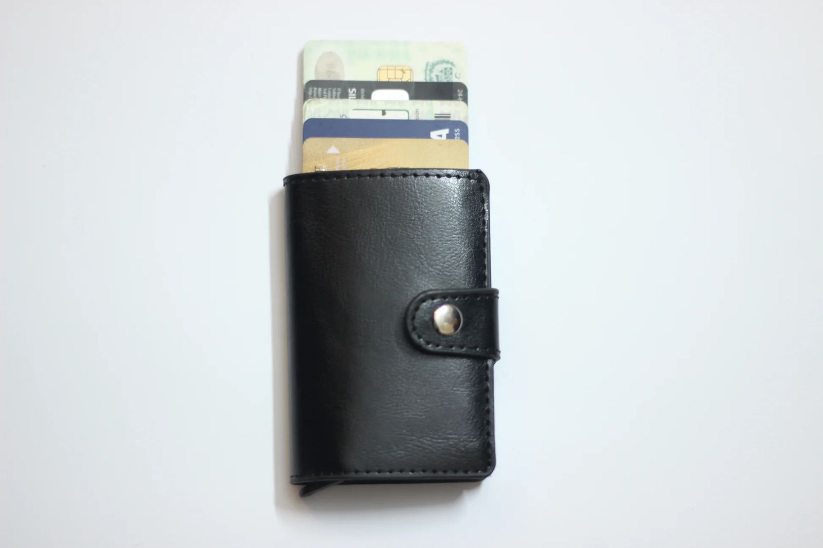 Leather Wallet & Pop up card holder