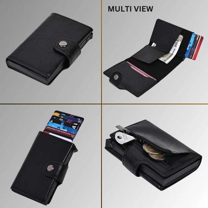 Leather Wallet & Pop up card holder