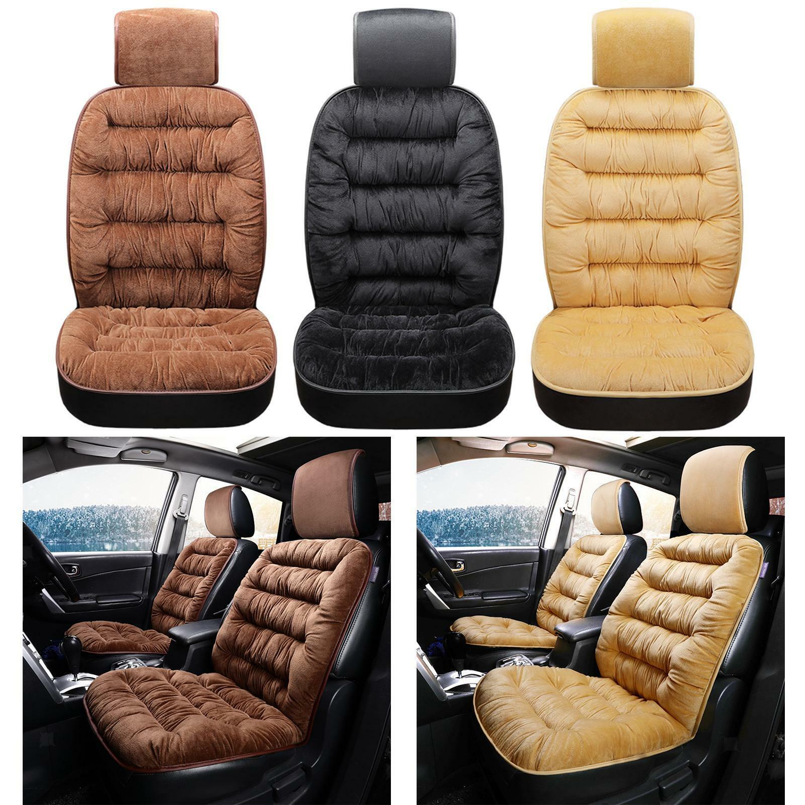 Universal Front Seats Car Seat Cushion Velvet Fabric size 21x43 inches