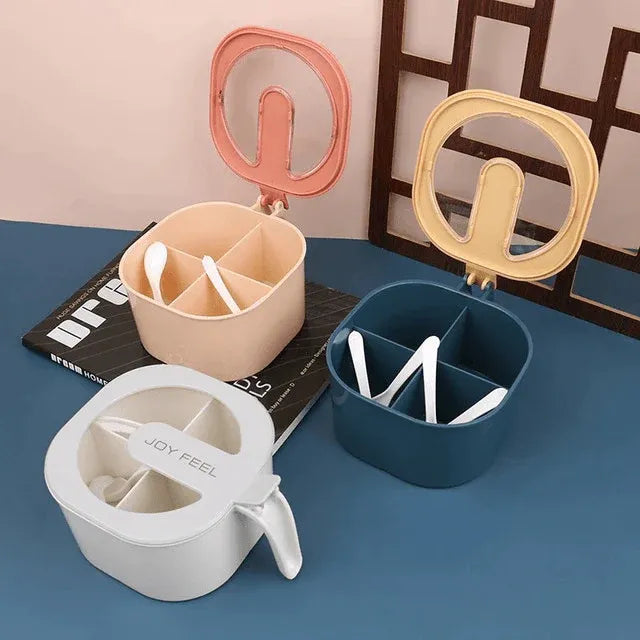 4-in-1 Partition Masala Storage Box