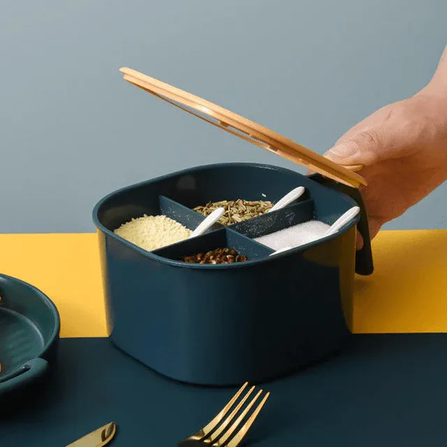 4-in-1 Partition Masala Storage Box
