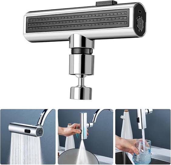 Kitchen Sink Waterfall Faucet 4-IN-1